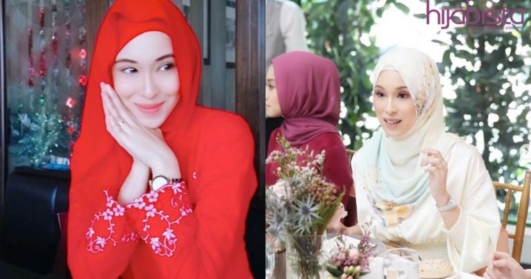 Anggun Berpakaian Serba Merah, Penampilan Berhijab Che Puan Syamim Dipuji Ramai