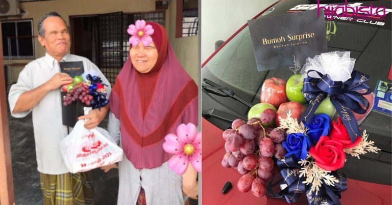 ‘Rasa Nak Berguling Nangis’- Wanita Sebak Hantar Hadiah Daripada Anak Buat Ibu Bapa Yang Buta