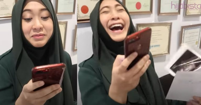 Berjauhan Dengan Suami, Dayah Bakar Buat Surprise Umum Kehamilan Melalui Video Call. Sebak Rasanya