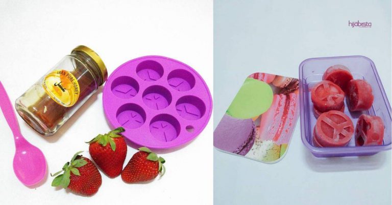 Hilangkan Jerawat Dengan Kiub Strawberi, Kulit Rasa Sejuk & Lembap Bila Sapu Di Muka