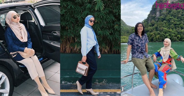 Berstokin Kaki & Berhijab Menutupi Dada, Ramai Terinspirasi Lihat Gaya Terkini Neelofa!