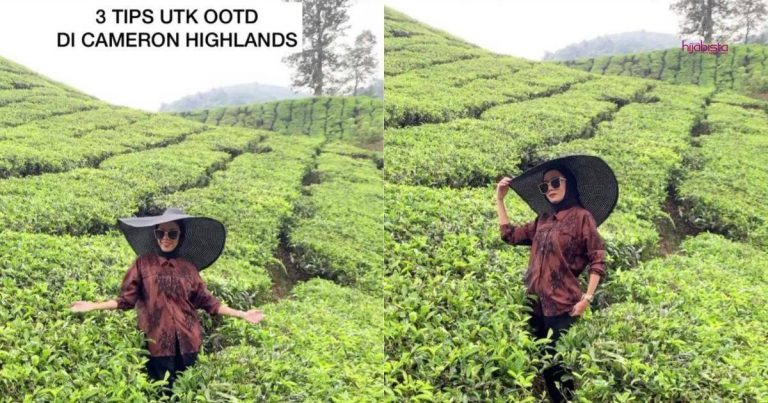 Wanita Ini Kongsi Trik #OOTD Yang Wow Bila Bercuti Ke Cameron Highland, Barulah Gambar Nampak ‘Vass’