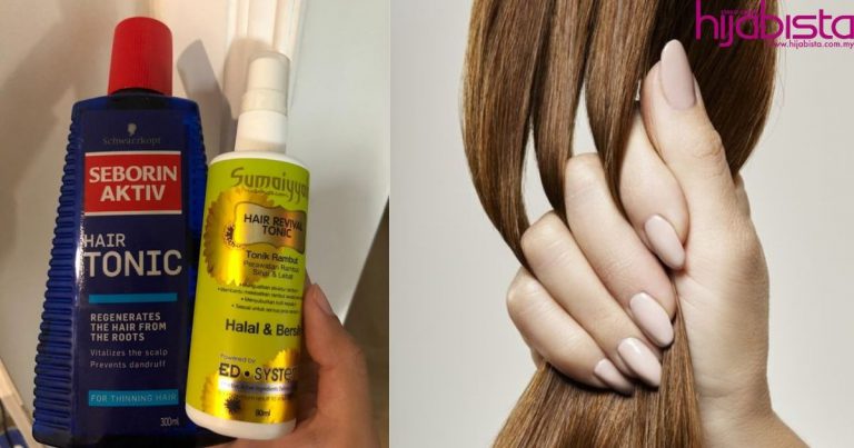 Ini Cara Penggunaan Tonik Rambut Yang Betul Kalau Nak Rambut Tumbuh Lebat & Berkepuk