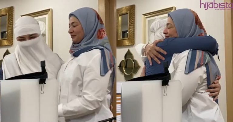 ”Syukur Atas Hidayah Untuknya,”- Ibu Peluk Erat Neelofa Bila Lihat Penampilannya Berniqab