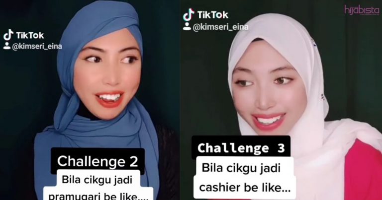 Parodi Bila Cikgu Jadi Cashier & Pramugari Daripada Wanita Ini Buat Ramai Terhibur. Memang Boleh Relate!