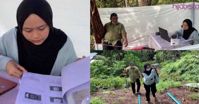 Kerana Tiada Internet, Bapa Bina Khemah Buat Anak Di Atas Bukit Bagi Jawab ‘Online Exam’