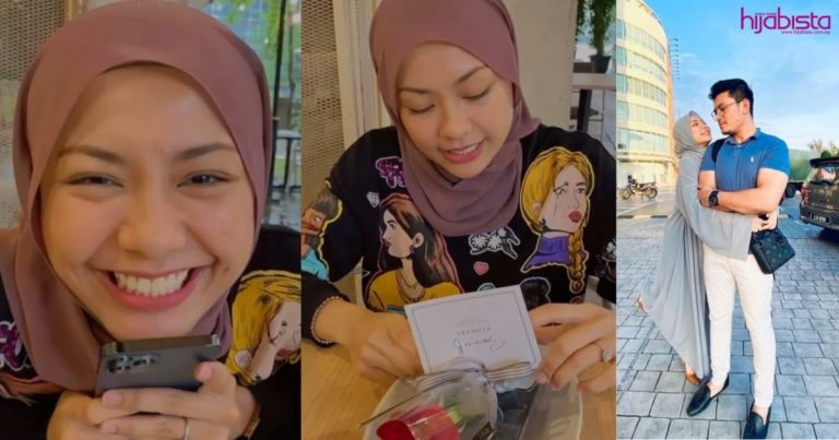 Suka Beri Kejutan & Lihat Isteri Bahagia, Hafiz Mahamad Hadiahkannya Iphone Terbaru!