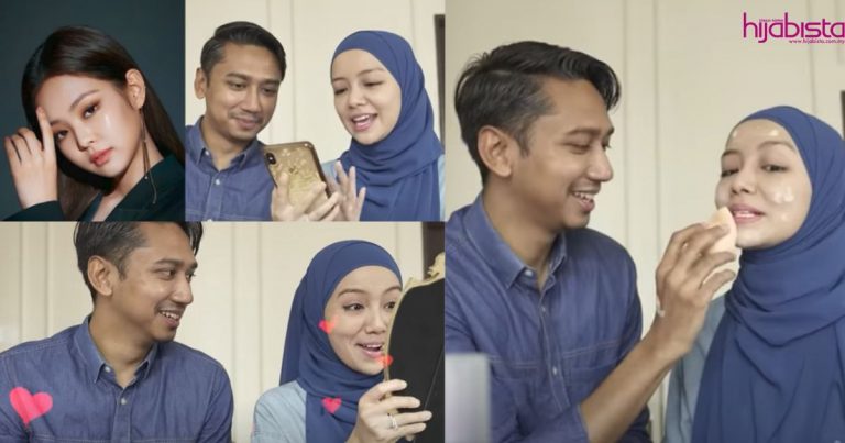 Diberi Makeup Challenge, Mira Filzah Tak Sangka Emir Berjaya Buat Look Jennie Blackpink