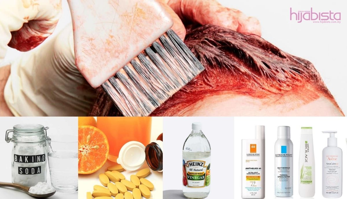 Trend Terkini Membalikkan Kesan Pewarna Rambut Hanya Dengan Vitamin C