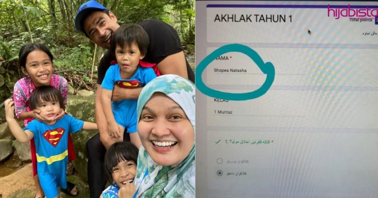 ‘Ingatkan Shopee Tadi’- Anak Dr. Sheikh Muszaphar Silap Eja Nama Sendiri Sebab Lama Tak Sekolah