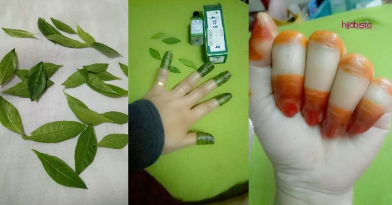 Inai Merah & Cantik Di Jari Caranya Hanya Guna Daun Inai Sapu Dengan Minyak Angin