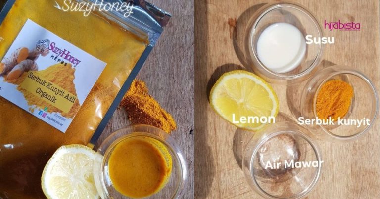Tiada Lagi Masalah Bibir Kering & Gelap, Skrub Bibir DIY Guna Kunyit, Lemon, Susu & Air Mawar Solusinya!