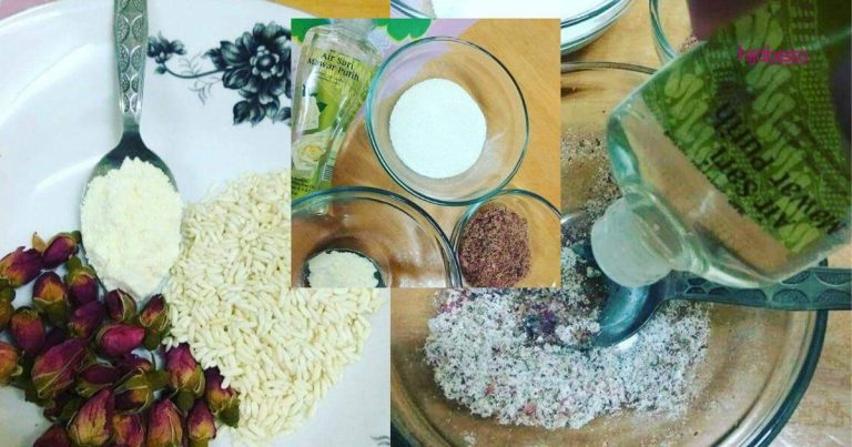 Kulit Jadi Gebu & Glowing, Guna Skrub Bahan Asas Beras Pulut & Rose Bud