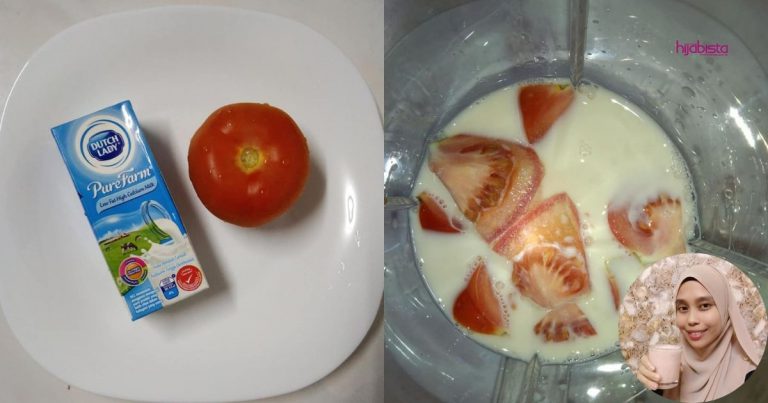 Jus Tomato Susu Rahsia Kulit Glowing & Flawless Boleh Juga Buat Masker Kulit Wajah