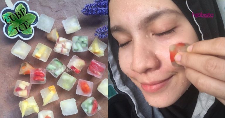 Gadis Ini Kongsi Rahsia Kulit Lembut & Flawless Hanya Guna Kiub Ais Buah-buahan Sapu Di Muka