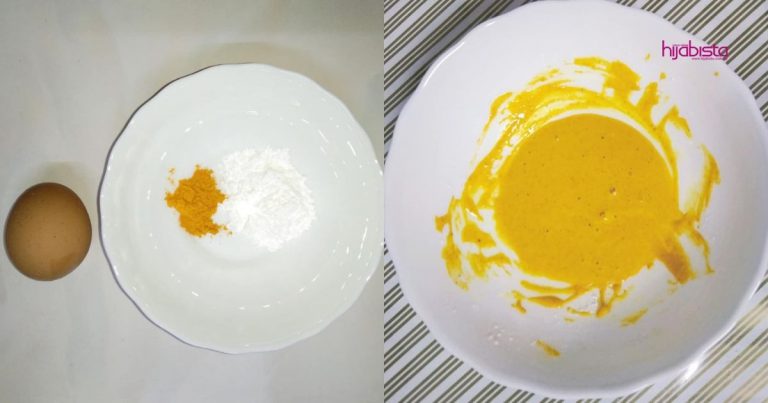 Masker DIY Untuk Kulit Jadi Glowing & Awet Muda, Bahan Hanya Telur, Tepung Beras & Serbuk Kunyit