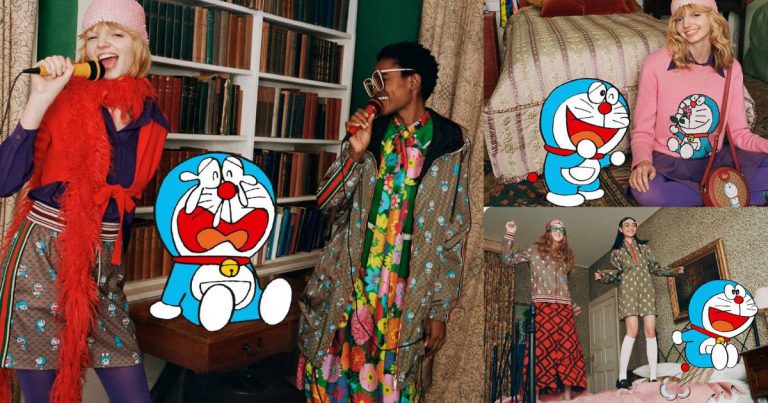 Comelnya, Gucci Hadir Dengan Koleksi Menampilkan Karakter Doraemon