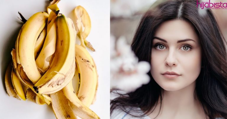 Petua Nenek, Gosok Kulit Pisang Di Muka Kalau Nak Wajah Flawless & Awet Muda