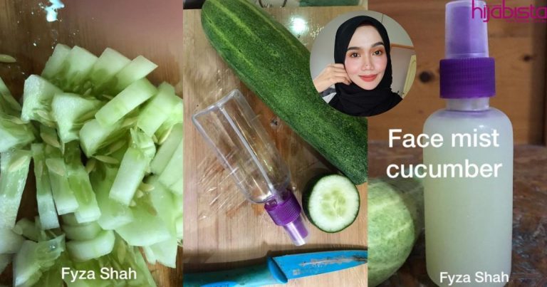 Buat ‘Face Mist’ Sendiri Guna Timun, Rahsia Wanita Ini Nampak Muda Dari Usia Sebenar!