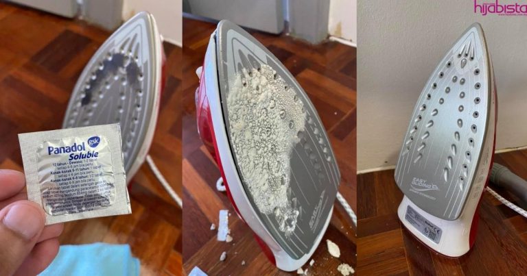 Hanya Guna Panadol, Kini Seterika Yang Ada Kesan Hangus Nampak Seperti Baharu!
