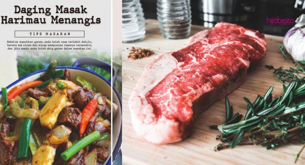 Yatie Kitchen Kongsi Resipi Menu Daging Masak Harimau Menangis, Boleh