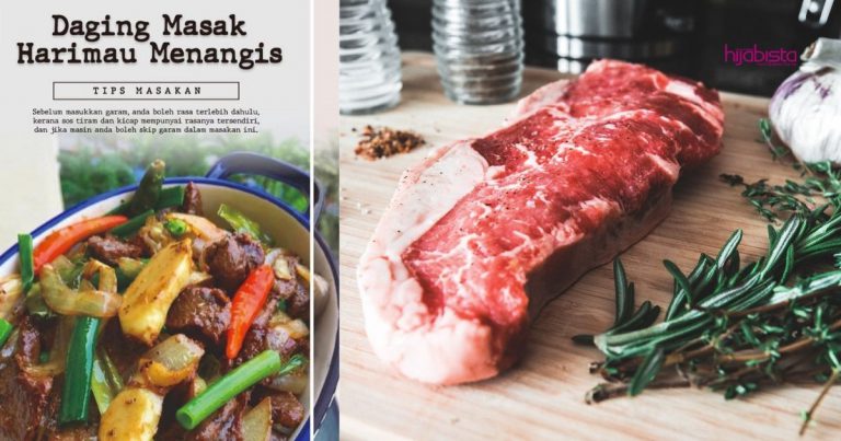 Yatie Kitchen Kongsi Resipi Menu Daging Masak Harimau Menangis, Boleh Cuba Masak Di Rumah