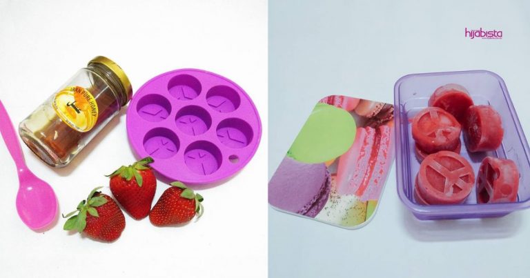 Jerawat Hilang Dengan Kiub Strawberi Campur Madu, Kulit Pun Jadi Lembut & Gebu