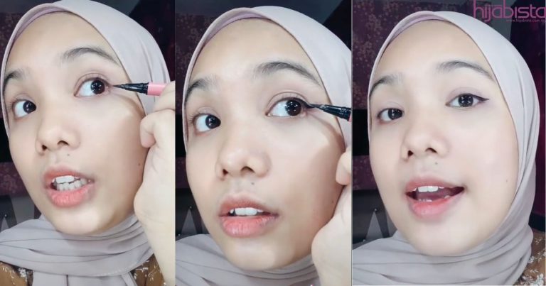 Elak Mata Jadi Macam Panda, Wanita Kongsi Cara Paling Mudah Guna Eyeliner. 15 Saat Je Siap!