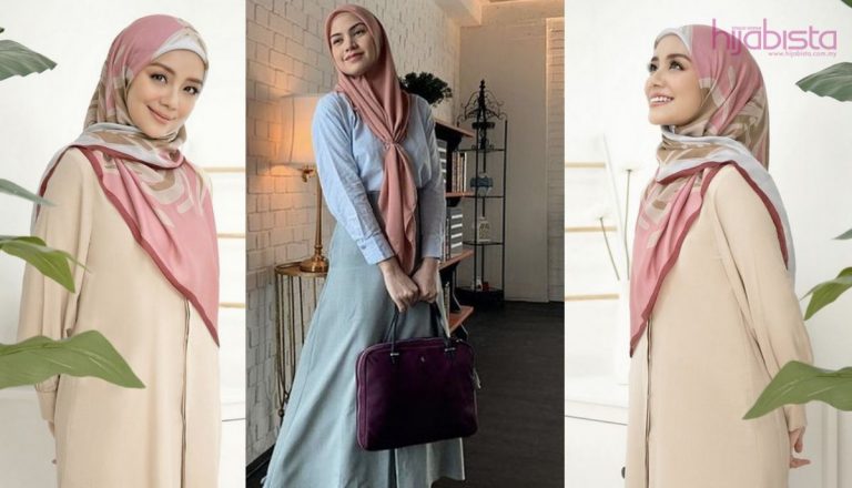 Tudung Bawal Kekal Terletak, Ini Trik Dan Gaya Selebriti. Mudah Sangat!