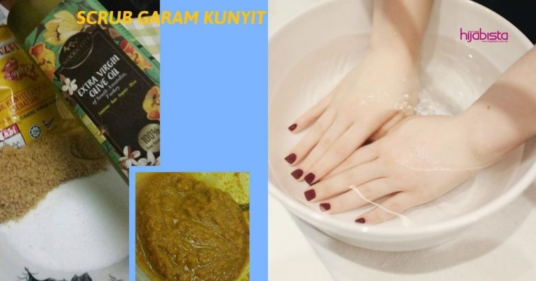 Skrub Garam Campur Kunyit, Kulit Badan Cerah, Anjal & Lembut Macam Bayi, Selulit Pun Hilang