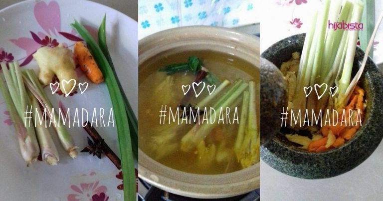 Rebusan Halia, Serai, Cengkih & Kunyit, Elok Amalkan Sebelum & Selepas Period