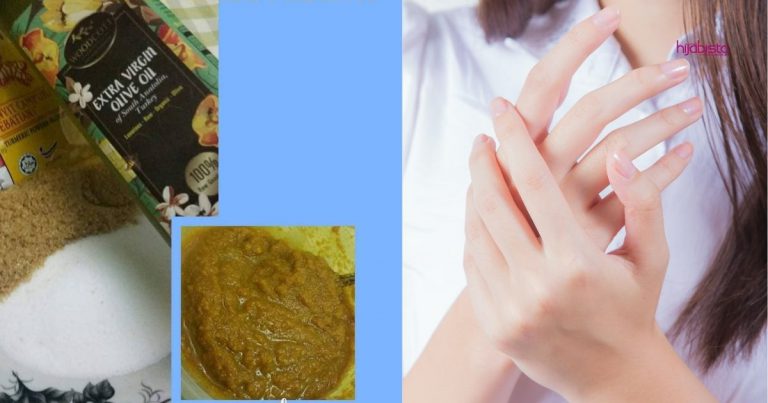 Skrub Garam + Kunyit, Cerahkan Kulit, Singkirkan Selulit & Hilangkan Parut, Paling Senang Nak Buat