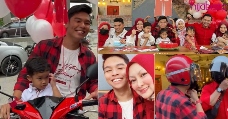 Baru Niat Nak Beli Sendiri, Anak Abby Abadi Terima Motosikal Sebagai Kejutan Hari Jadi