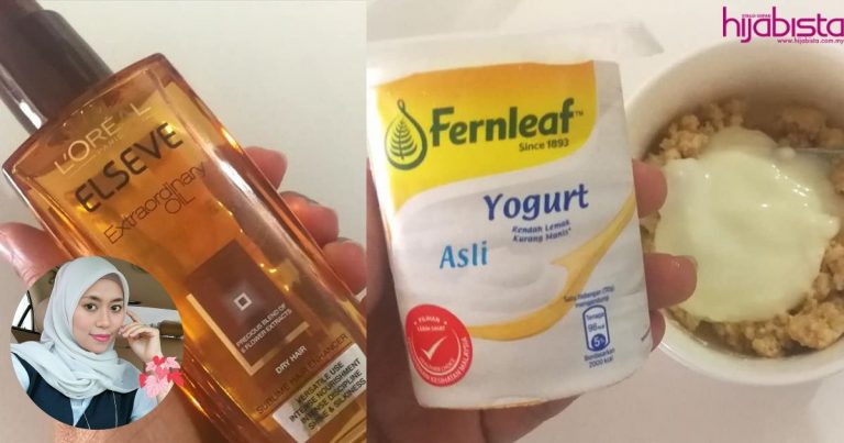 Tak Pernah Guna Sikat Rambut, Hijabi Ini Kongsi Petua Mudah Bagi Elak Rambut Bercabang