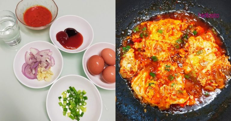 Menu Simple Sahur, Telur Pecah Sambal Tiga Rasa, Senang Nak Buat  & Yang Penting Sedap!