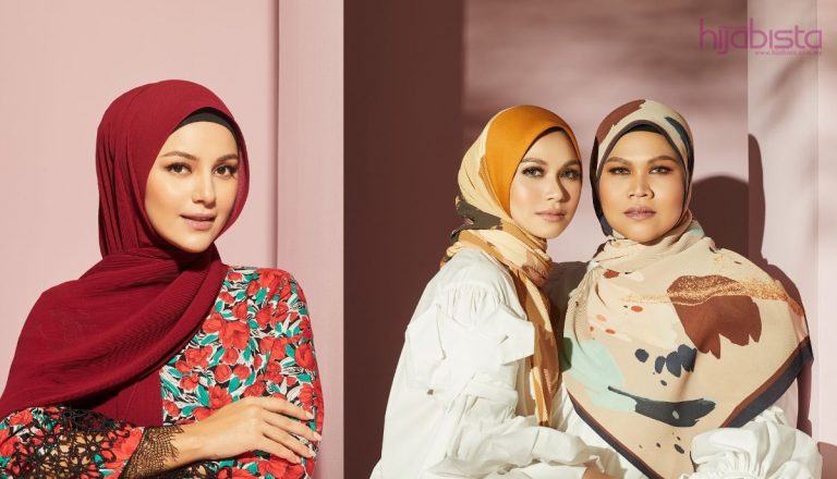 Manis Berhijab, 3 Selebriti Ini Gegarkan Koleksi Terbaharu Tudung Sedia Pakai