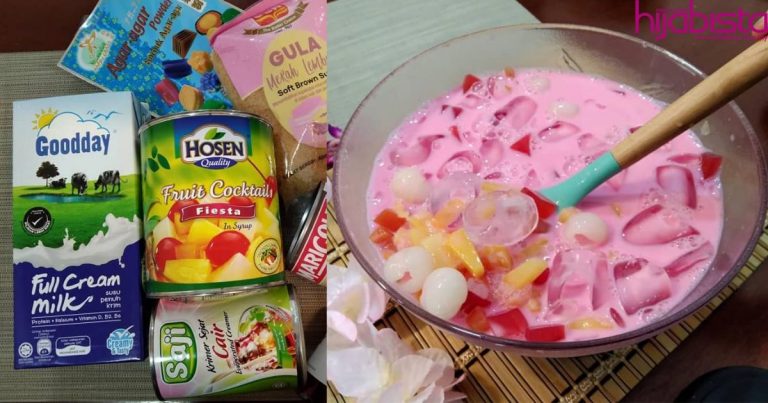 Ya Ampun Sedapnya! Menyegarkan Tekak, Ini Resepi Buah Koktail Bandung Yang Wajib Dicuba