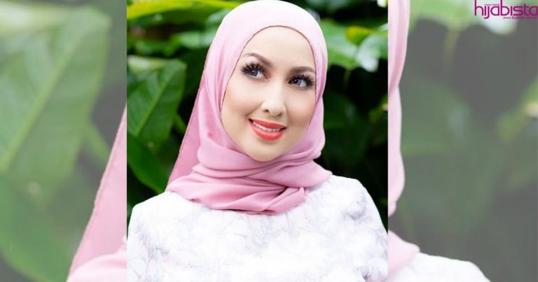 Kongsi Foto Ayu Berhijab Merah Jambu, Kejelitaan Datin Maria Farida Dipuji Ramai