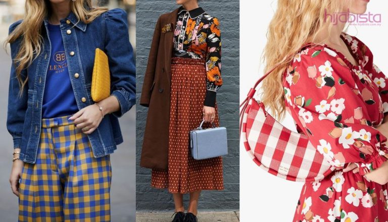 Lari Dari Kebosanan Pakaian Polos, 9 Petua Gaya Padanan Cetakan Buat Anda Tersenyum Sepanjang Hari