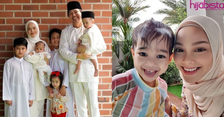 Mahu Nampak Tinggi Dari Anak, Gaya Sari Yanti ‘Jinjit’ Kaki Dalam Foto Raya Buat Netizen Terhibur