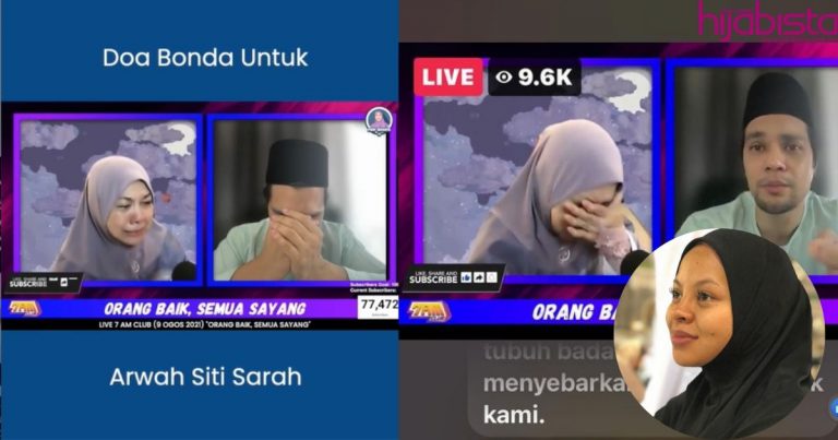 Terasa Kehilangannya, Datuk Prof Dr Muhaya Menangis Waktu Berdoa Untuk Siti Sarah