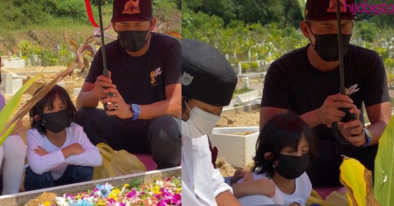 Shuib Bawa Anak-Anak Ziarah Kubur Sarah, ‘Sambut Bday Dekat Rumah Baru U’