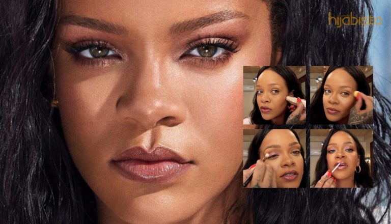 Gaya Solekan Rihanna Sepantas 10 Minit, Inspirasi Solekan Percutian Hijabi Kaki Travel.