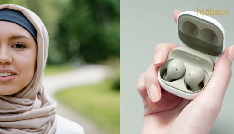 Bentuk Kompak Earbud Terbaharu Selesa Digayakan Sebalik Hijab, Tiada Halangan Untuk Digayakan