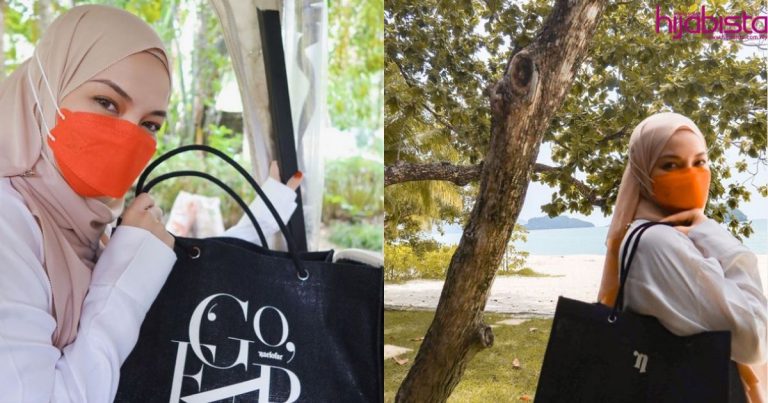 Sambil Bercuti, Neelofa Manfaatkan Waktu Dengan Baca Wirid Istighfar Di Tepi Pantai