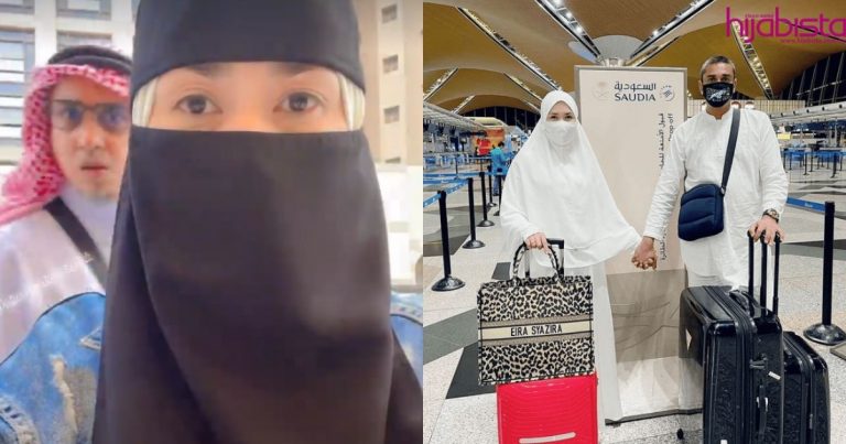 ‘First Umrah Kami Suami Isteri…’- Eira Syazira, Azad Jasmin Bersyukur Dapat Panggilan Ke Tanah Suci