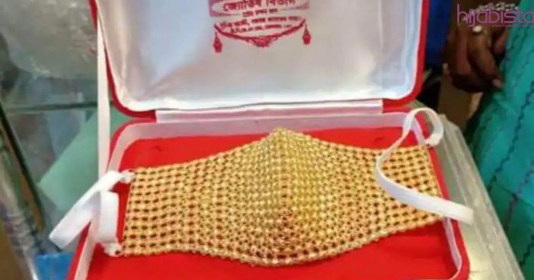 Wow! Lain Daripada Lain, Ahli Perniagaan Tempah Pelitup Muka Emas Harga RM236 Ribu