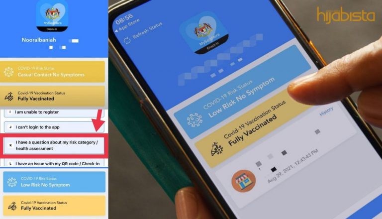 Kalut Status MySejahtera Kuning Tak Boleh Masuk Kedai. Ini Langkah Mudah Tukar Ke Status Biru