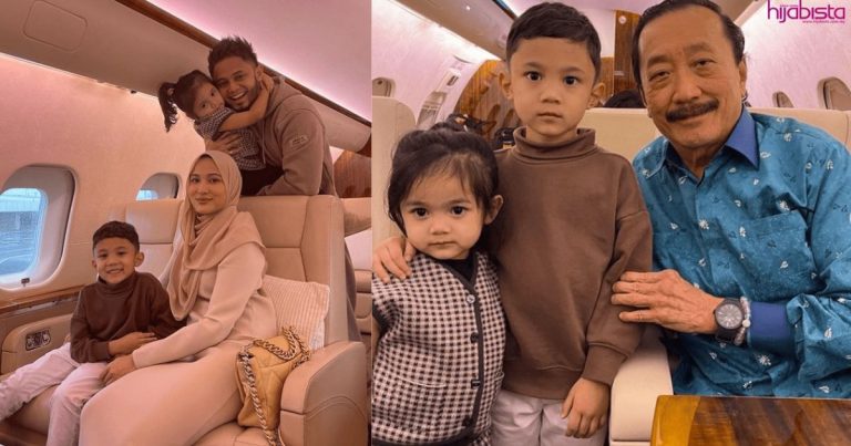 Naik Jet Peribadi Mewah Bersama Vincent Tan, Hanis Zalikha Anggap Tumpang Rezeki Anak-Anak