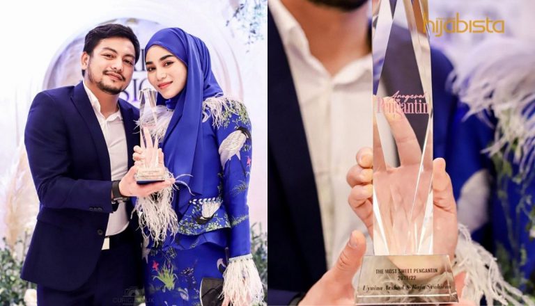 “Kenangan Manis Buat Kami..”- Terima Anugerah Pasangan Paling ‘Sweet’, Uyaina Dan Suami Rasa Teruja Dan Terharu!